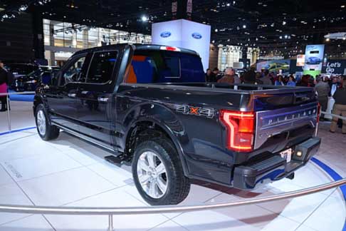 Ford - Ford F 150 pick-up cassone al Salone Internazionale di Chicago 2014