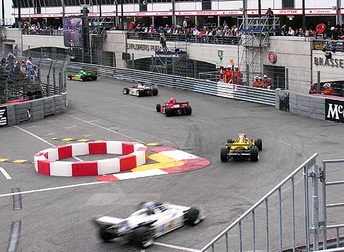Circuito F1 Montecarlo - Grand Prix Historique de Monaco monoposto che gareggiano sullo stesso percorso del GP di Montecarlo di F1