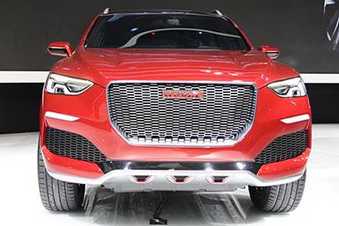 Sfida tra SUV Concept:: Qoros e Haval - Haval Concept R ampia calandra