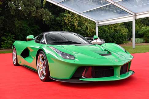 Ferrari - Jay Kay Ferrari LaFerrari di Jamiroquai, al London Salon Priv