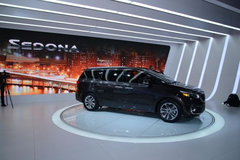 Kia Motors - Kia Sedona world premiere at the 2014 New York International Auto Show