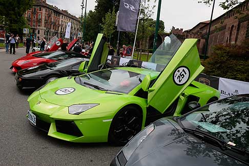 Grand Tour Lamborghini - Lamborghini per il 50esimo anniversario esposizione delle supercar