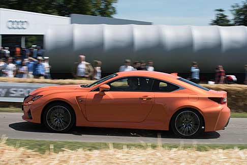 Cronoscalata di auto storiche - Lexus RC F at the Goodwood Festival of Speed 2015