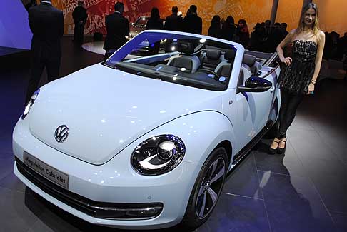 Bologna Motor Show - Maggiolino Cabrio bianco al Motor Show di Bologna, annullata edizione 2015