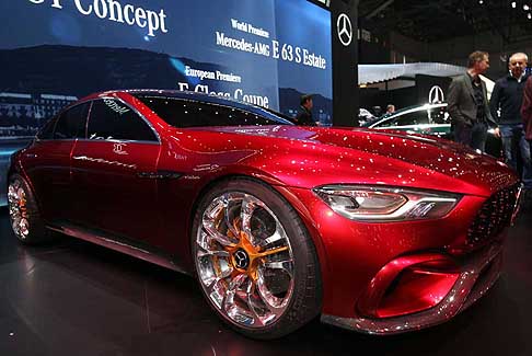 Mercedes - Mercedes AMG GT Concept car in anteprima mondiale al Salone Internazionale di Ginevra 2017