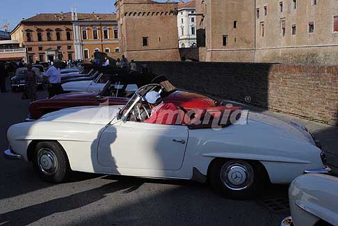 La Ferrara degli Etensi - Mercedes-Benz 190 SL raduno MB Club Italia a Ferrara, Maggio 2017