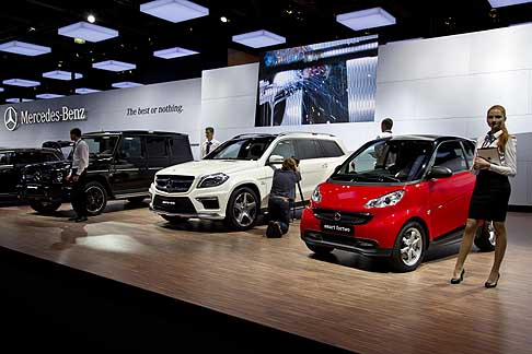 Mercedes - Mercedes-Benz and Smart at the Moscow Motor Show 2012