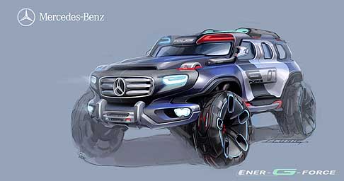 Mercedes - Mercedes Ener G-Force versione destinata forze dellordine, uscita prevista per il 2025