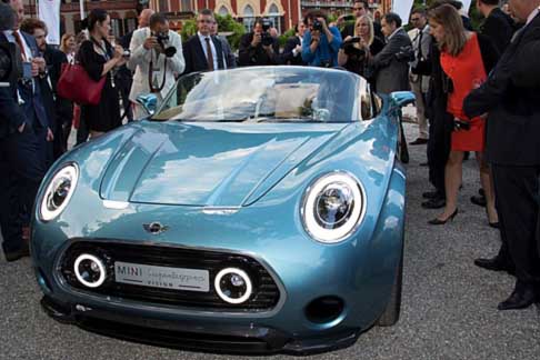 Mini - Mini Superleggera prototype al Concorso dEleganza Villa dEste 2014 sulle rive del Lago di Como