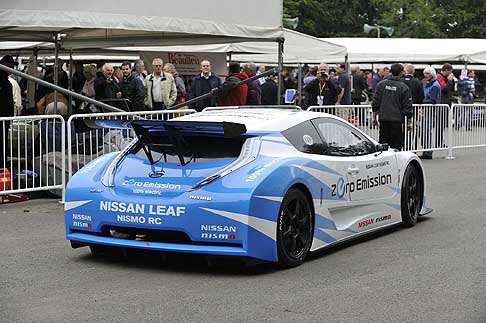 Nissan - Nissan Leaf Nismo RC auto elettrica sportiva al Goodwood Festival of Speed