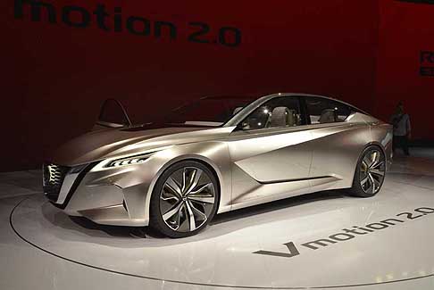Nissan - Nissan Vmotion 2.0 prototipo futuristico ad alta tecnologia