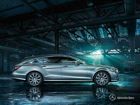 Mercedes - Nuova Mercedes CLS Shooting Brake  una coup a due volumi dal design elegante ed innovativo 
