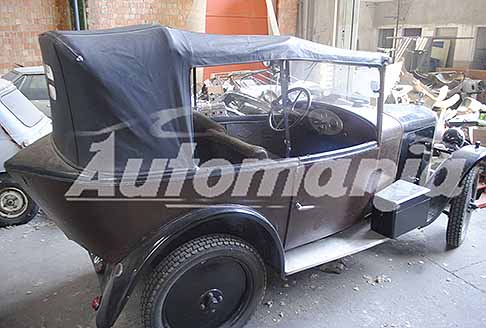 Scoperte Auto da sogno - Peugeot 172 R anno 1927 profilo laterale di auto classica