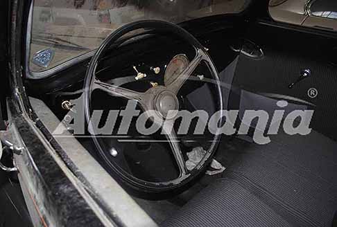 Scoperte Auto da sogno - Peugeot 202 del 1939 interni auto storica e dettaglio volante