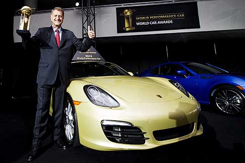 Porsche Boxster / Cayman - Porsche Boxster / Cayman premiata World Performance Car of the Year 2013 al Salone di New York