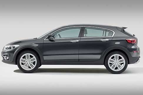 Qoros - Qoros Cross Hybrid Concept Car laterale al Salone di Ginevra 2013