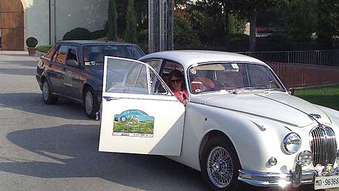Auto Storiche - Jaguar MkII del 1962 al Rally di un Weekend di Fine Estate Corsa di cultura e di regolarit