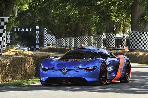 Renault - Renault Alpine A110-50 con motore elettrico al Goodwood Festival of Speed