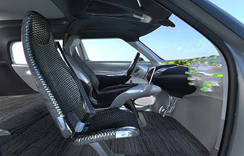 Renault - Design interni della futuristica Concept car Renault