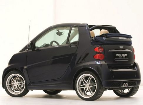 Smart - Smart Fortwo Brabus Le Bleu cabrio con tettucio aperto