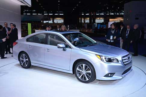Subaru - Subaru Legacy 2015 world premiere at the Chicago Auto Show 2014