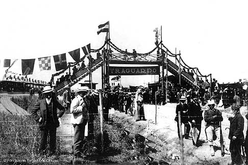 Eco Targa Florio - Targa Florio 1906 Rettilineo Buonfornello Arrivo