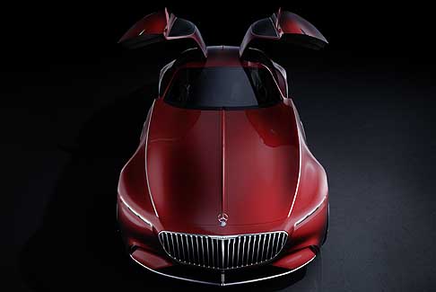 Mercedes-Benz - Vision Mercedes Maybach 6 con portiere ali di gabbiano
