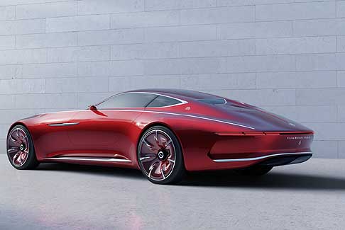 Mercedes-Benz - Vision Mercedes-Maybach 6 con cerchi aerodinamici da 24 polici