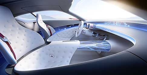 Mercedes-Benz - Vision Mercedes-Maybach 6 sedili interni e tanta tecnologia
