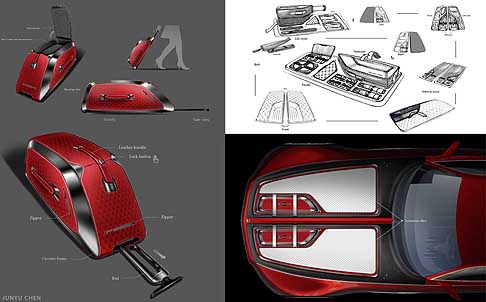 Mercedes-Benz - Vision Mercedes-Maybach 6 vano bagagli anteriore con spazio porta trolly