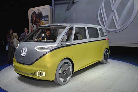 Volkswagen - Volkswagen I.D. Buzz concept electric car