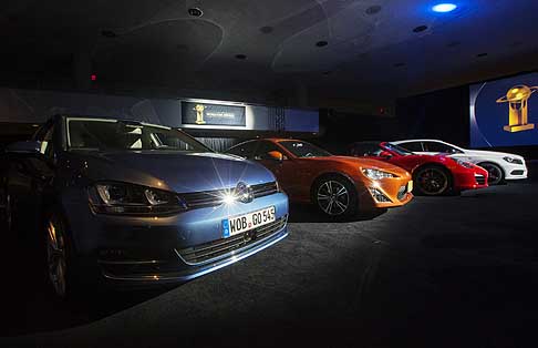 Trofei Awards - World Car of the Year finaliste alla press conference al New York International Auto Show 2013