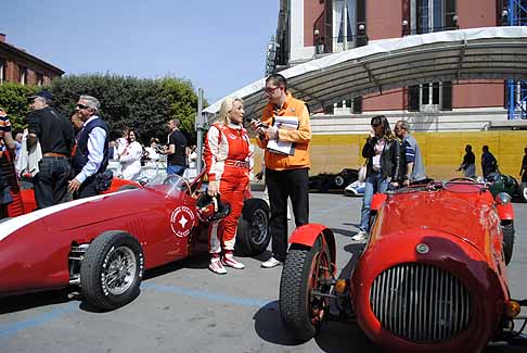Auto storica - Intervista a caldo della pilotessa che a guidato la monoposto della Scuderia Taraschi Teramo