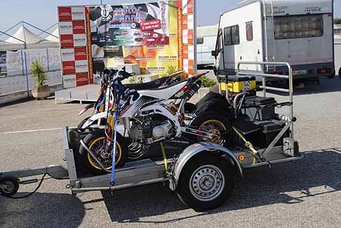 Preparativi Donne e Motori 2011 - Arrivo delle Moto nellautodromo