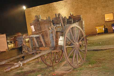 Ferragosto - Carro da Traino con attrezzatura per la vendemmia