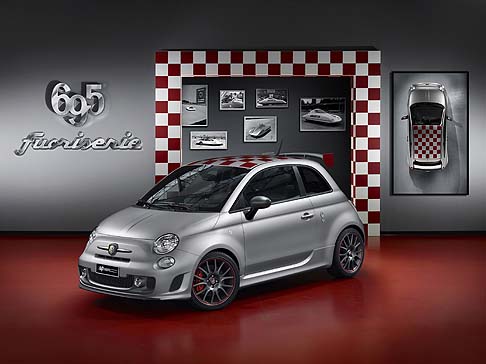 Abarth - Abarth 695 Record si ispira alle vetture dei record che hanno fatto la storia delle competizioni del marchio, come il modello Abarth 750 Record Bertone. 