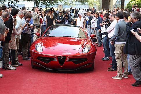 Alfa Romeo - La struttura portante di Alfa Romeo Disco Volante by Touring  rappresentata dall'autotelaio dell'Alfa Romeo 8C Competizione, scelto per la sua ossatura rigida e leggera.