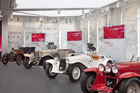 Alfa Romeo - Il Museo accoglie tutti i modelli più significativi della collezione storica, costituita a partire dalla prima metà degli anni ’60.