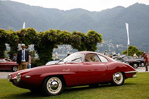 Alfa Romeo - Nell'anno del suo 60esimo anniversario, lauto  stata presentata al Concorso d'Eleganza Villa d'Este da Giovanna Scaglione, figlia del compianto designer.