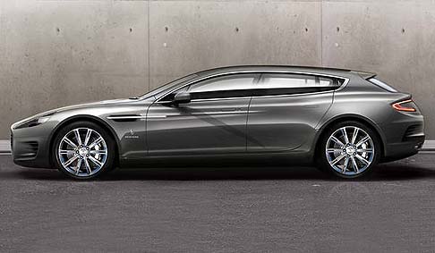 Aston Martin - In dettaglio,lAston Martin Bertone un design caratterizzato da linee tese e muscolose, che suggeriscono un amplificato dinamismo. 
