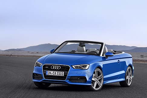 Audi - La nuova Audi A3 Cabriolet quattro, garantisce, grazie alla presenza della trazione integrale quattro, ancora pi sicurezza, performance e piacere di guida. 
