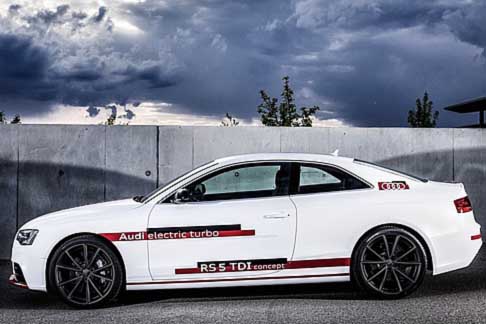 Audi - Audi RS5 TDI Concept ha in dotazione un compressore ad azionamento elettrico