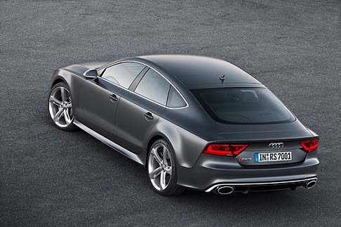 Audi - Grazie alla tecnologia della costruzione leggera Audi, la carrozzeria della RS 7 Sportback fissa nuovi parametri in termini di riduzione del peso.
