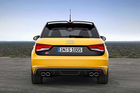 Audi - Come tutti i modelli appartenenti alla famiglia S, Audi S1 e S1 Sportback sono equipaggiate con la trazione integrale permanente quattro, che sfrutta una frizione idraulica multidisco piazzata al retrotreno.