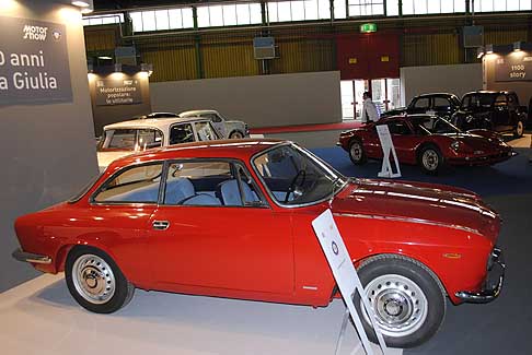 Bologna Motor Show - Auto storica Alfa Romeo Giulia al Motor Show