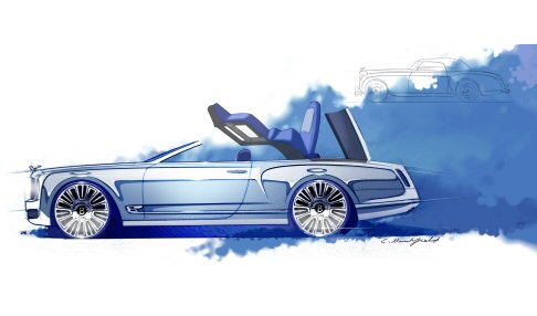 Bentley - Rivolto ai clienti pi� raffinati nella ricerca di prestigio, esclusivit� e design contemporaneo, il concept di Mulsanne in versione a cielo aperto non deluder� chi la attende.
