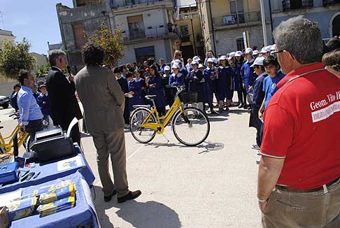 Bike - Bike Sharing innagurazione con il sindaco Ing Francesco Squicciarini di Acquaviva delle Fonti