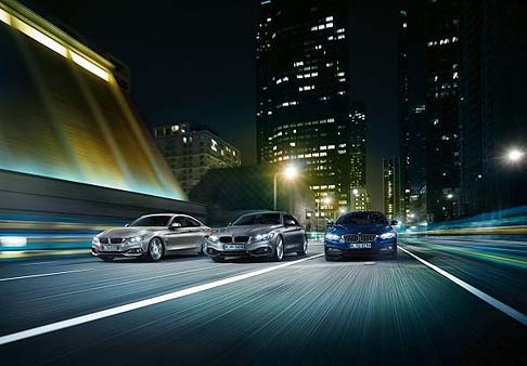 BMW - In dettaglio, la nuova Bmw Serie 4 Coup giunger negli showroom a partire da novembre e sar dotata di tre motori a benzina e tre turbodiesel. 