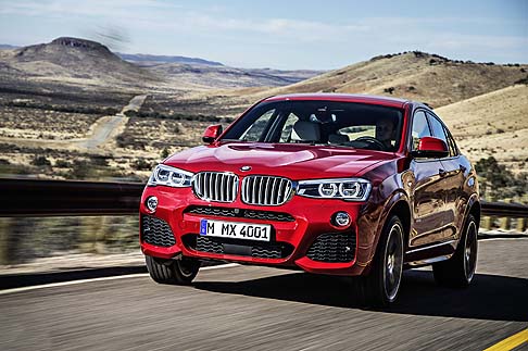 BMW - La nuova BMW X4 propone le tipiche caratteristiche della Serie X con leleganza sportiva di una vettura Coup, per un risultato di grande impatto emozionale.