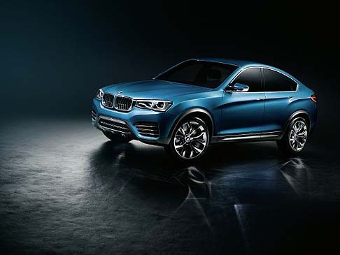 BMW - Sceglie il parterre di Shanghai, in programma dal 21 aprile prossimo, il costruttore bavarese BMW per presentare lanticipazione stilistica del prossimo suv coup della gamma, la BMW X4 Concept, premiere mondiale nella veste di prototipo.